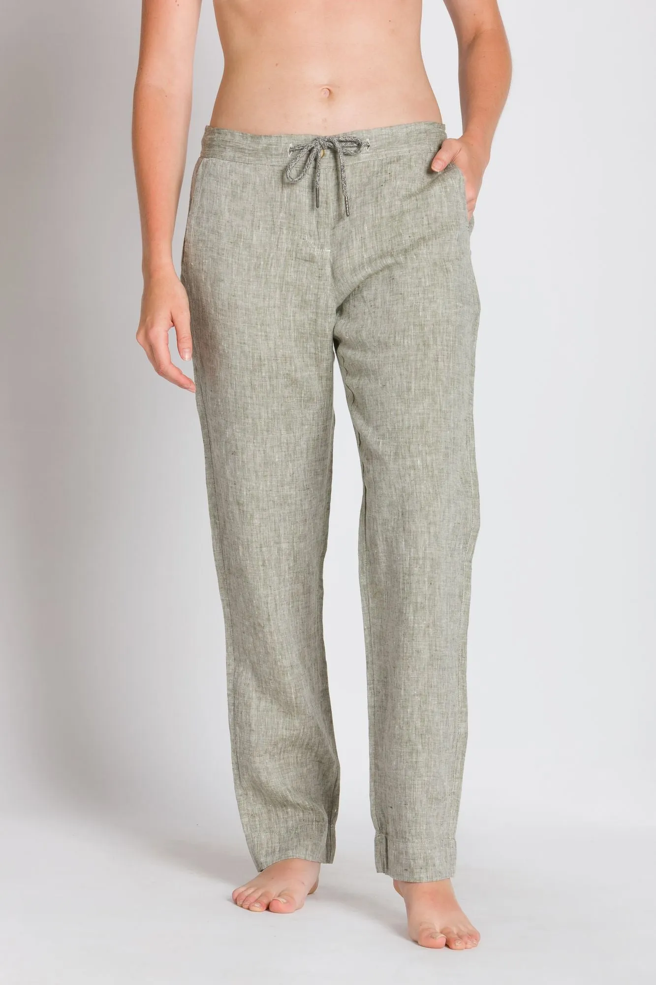 Alana | Women's Linen Woven Pants