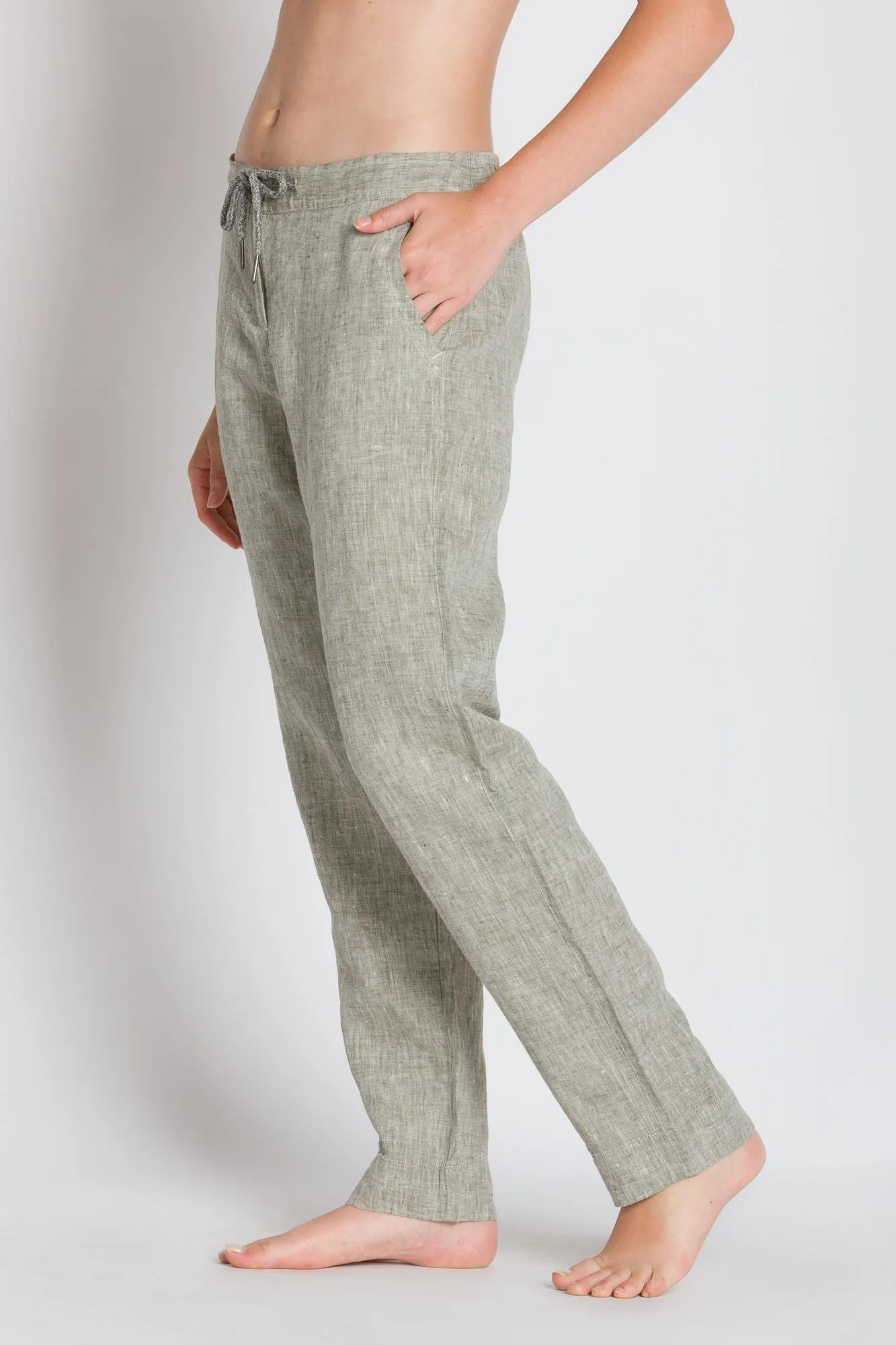 Alana | Women's Linen Woven Pants