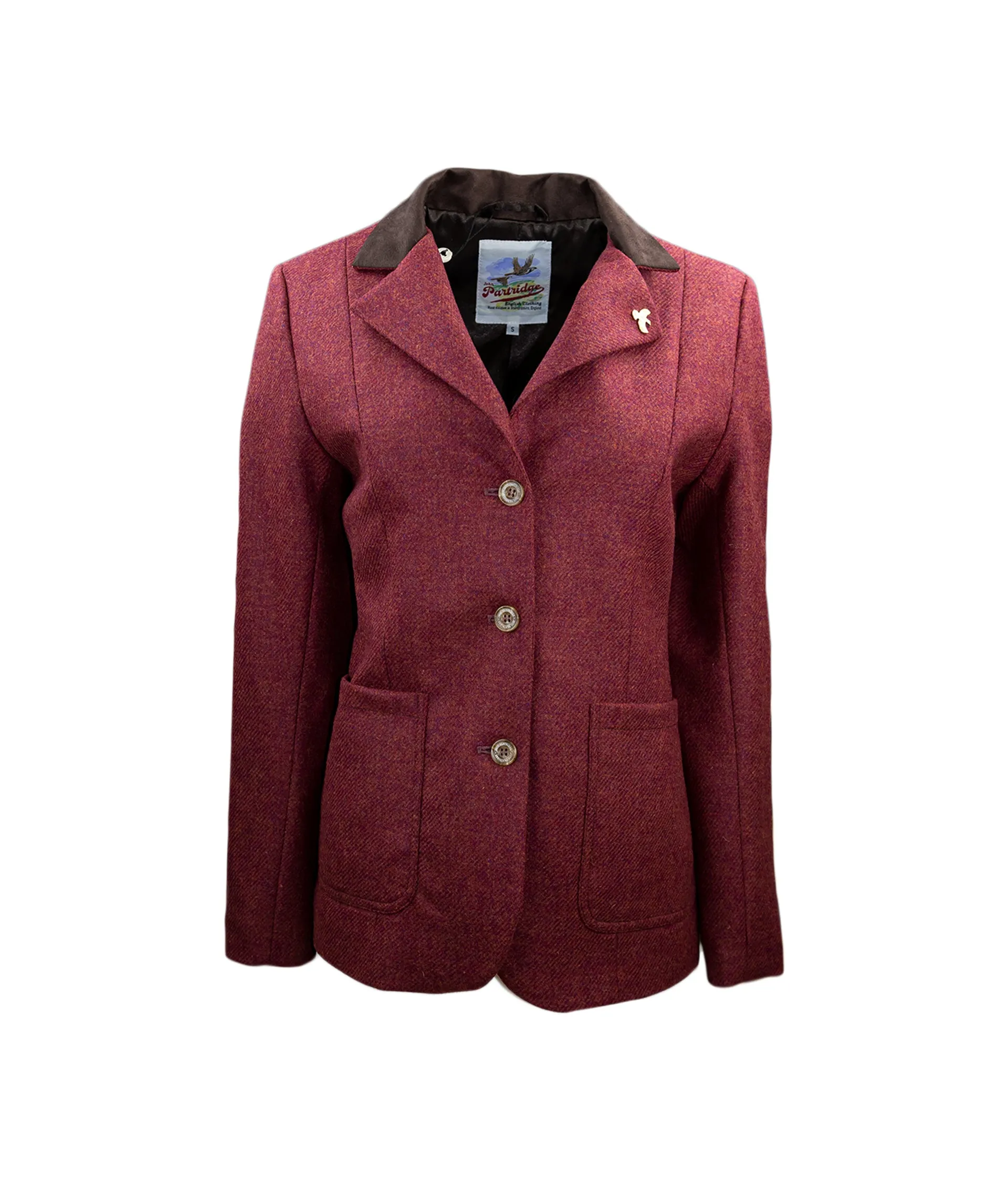 Arena Tweed Blazer - Jalapeno Red