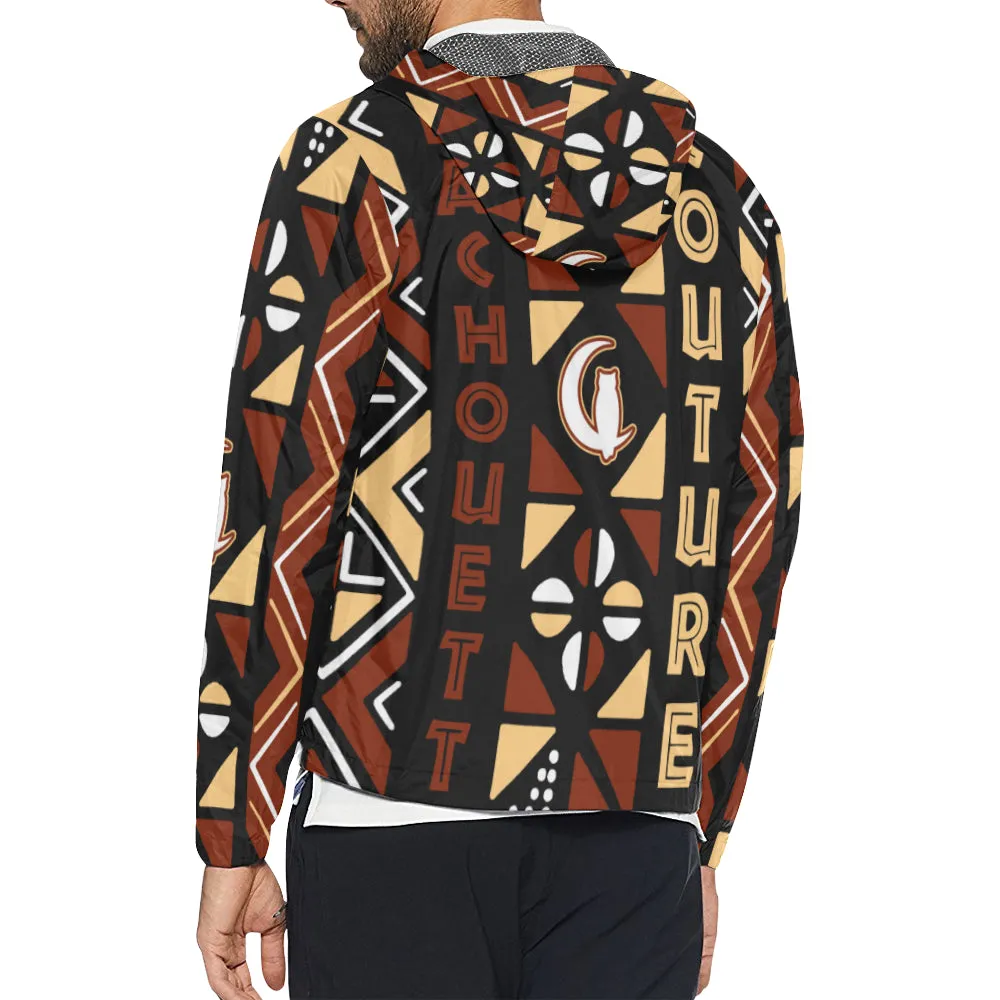 BOGOLAN STYLE All Over Print Windbreaker for Unisex