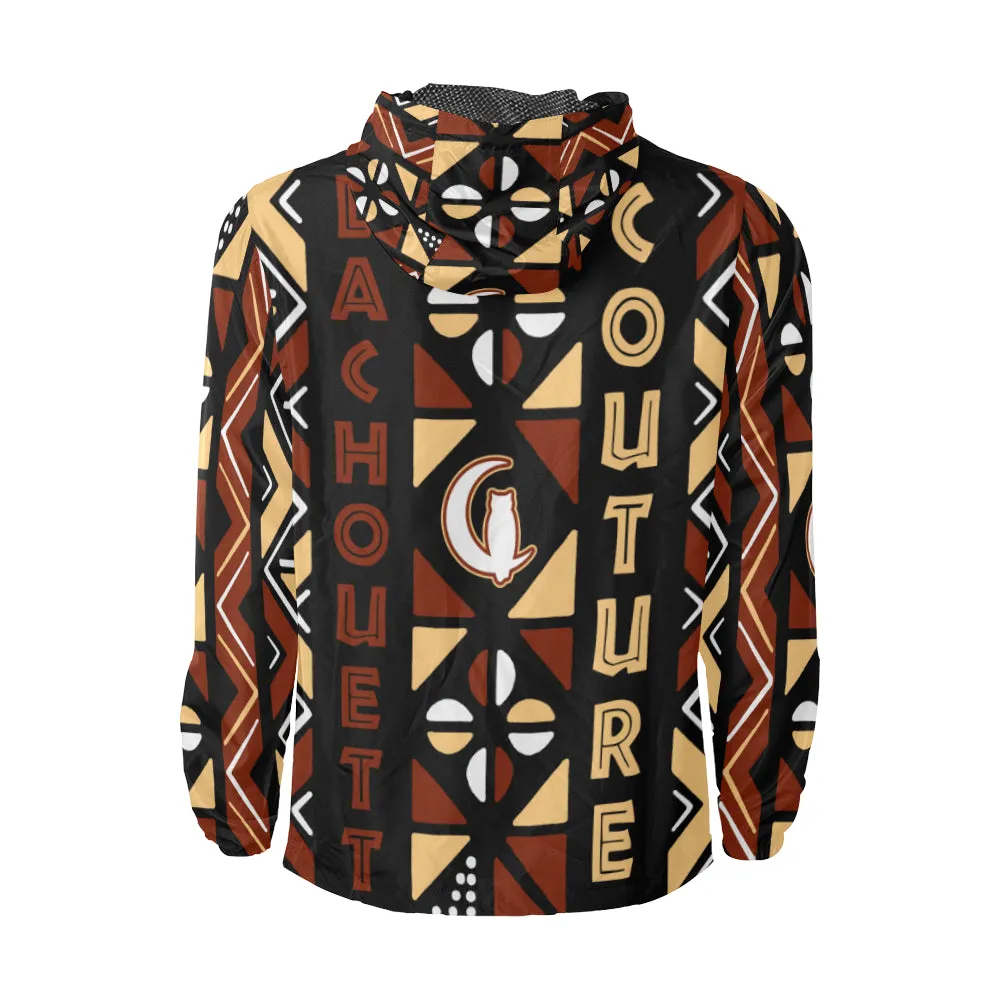 BOGOLAN STYLE All Over Print Windbreaker for Unisex