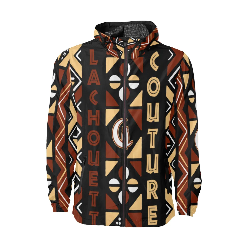 BOGOLAN STYLE All Over Print Windbreaker for Unisex