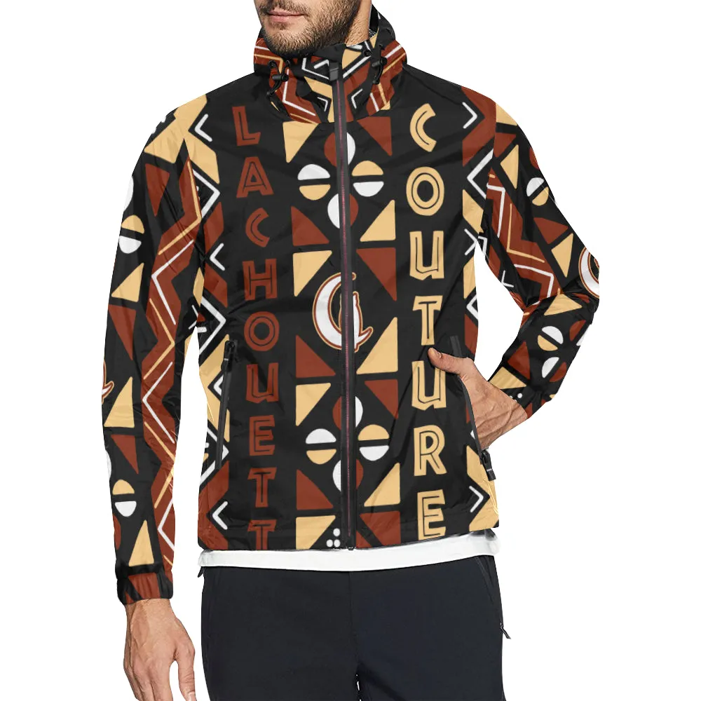 BOGOLAN STYLE All Over Print Windbreaker for Unisex