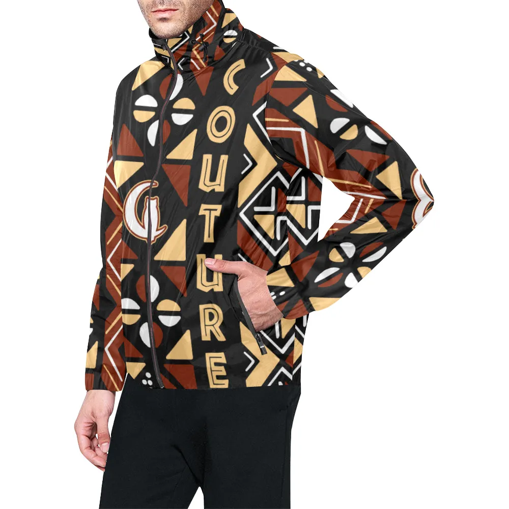 BOGOLAN STYLE All Over Print Windbreaker for Unisex