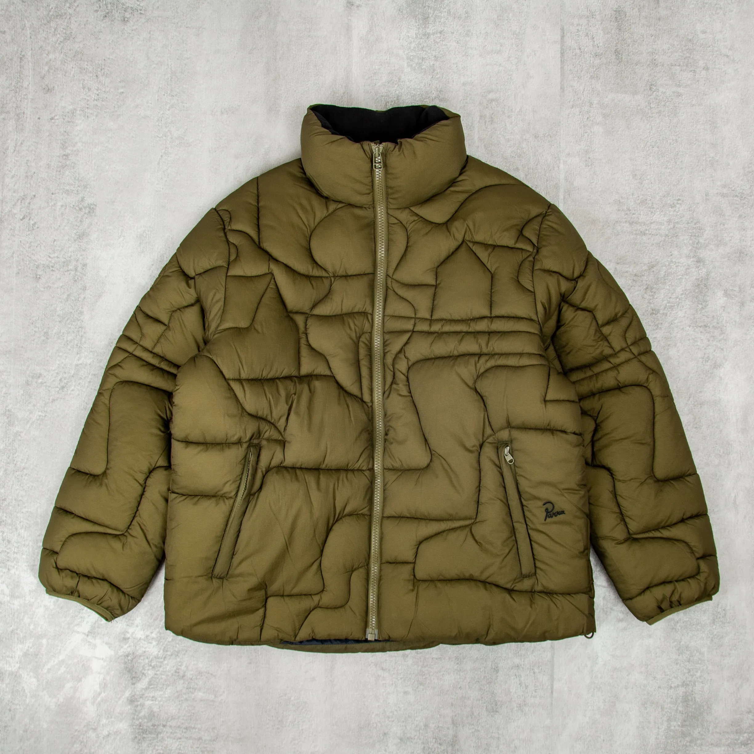 Parra Boring Village Green Puffer Jacket - Cozy, Stylish, and Versatile Outerwear