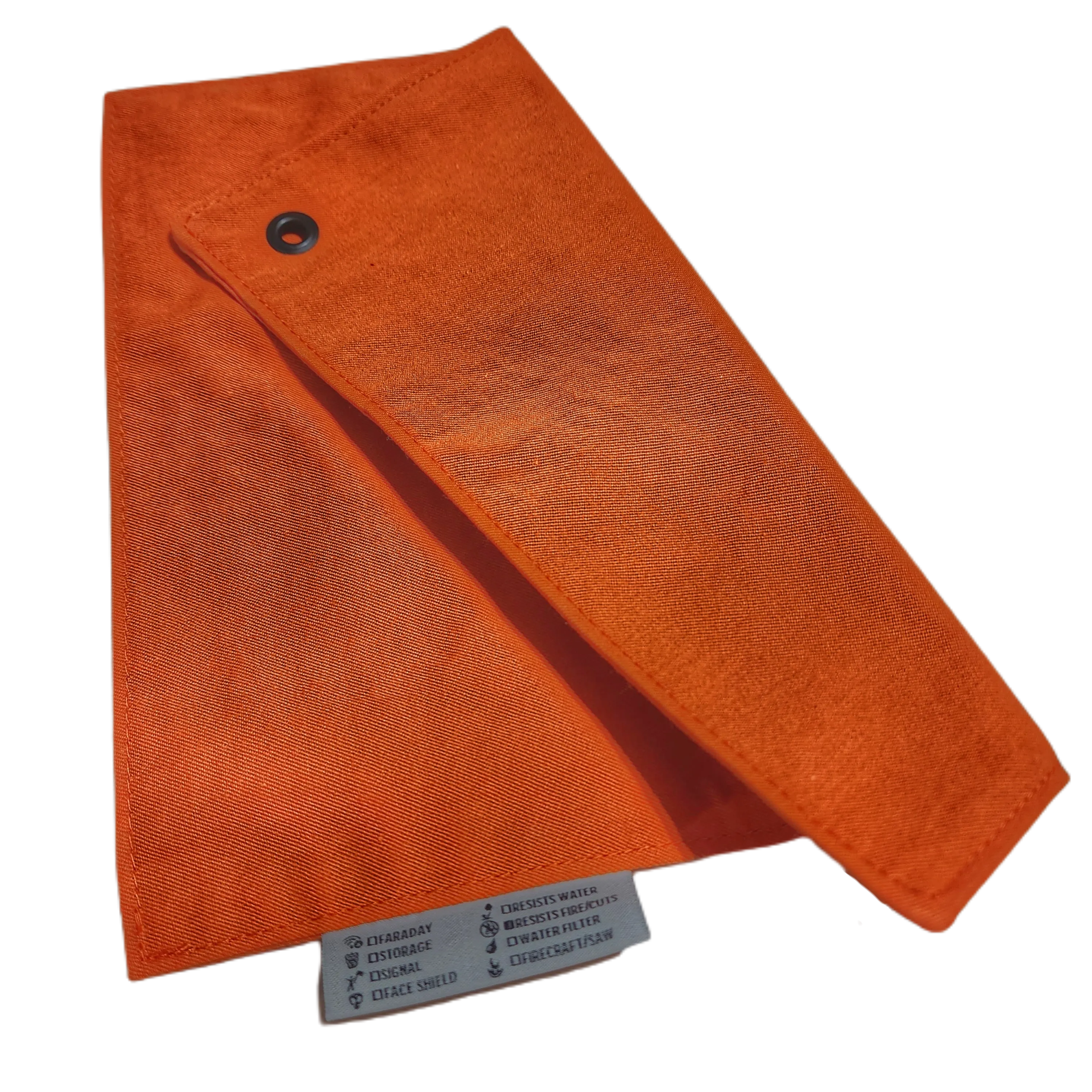 Camp Rag - Burn Proof Work Cloth built from Durable Kevlar Fabric w/ Lanyard Grommet.