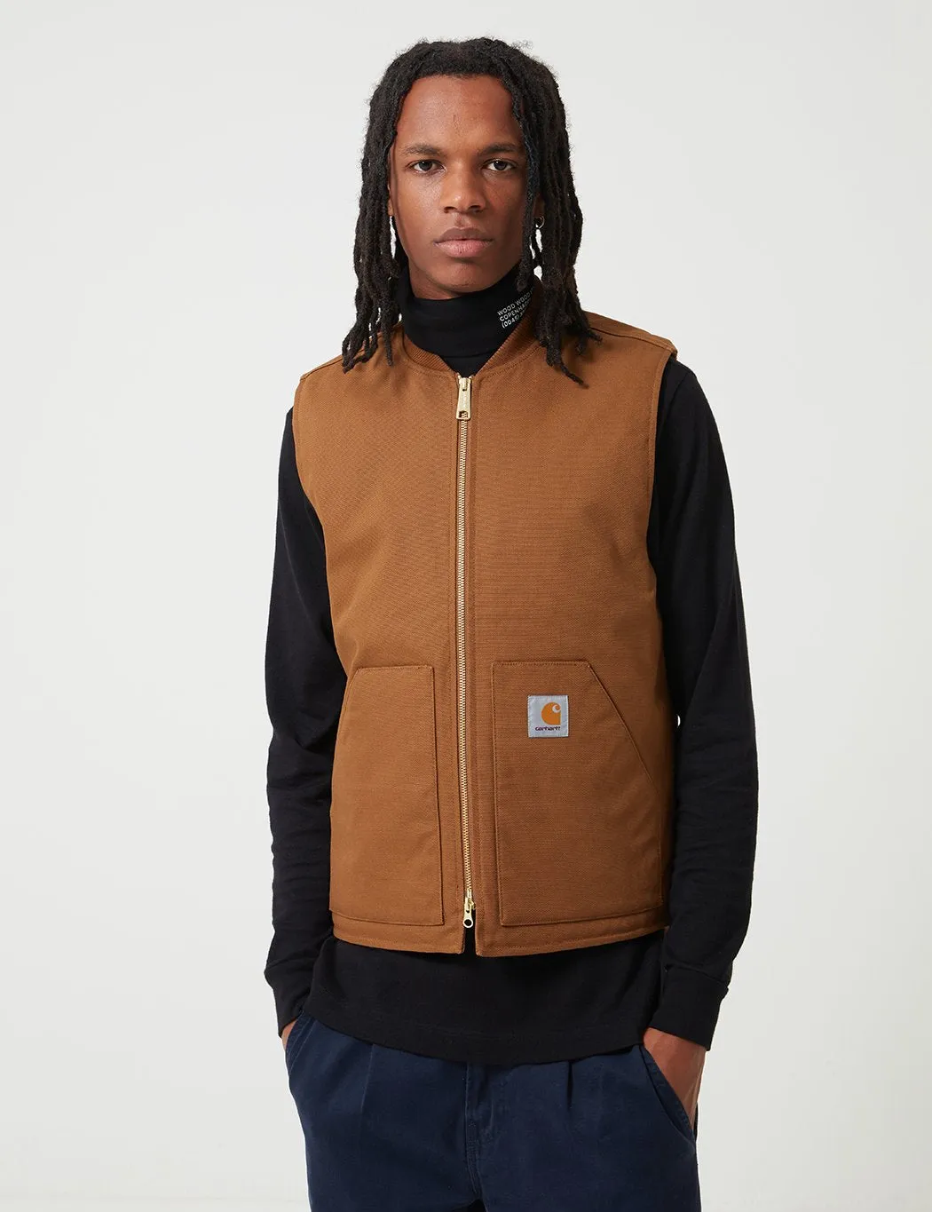 Carhartt-WIP Vest (Lined) - Hamilton Brown Rigid