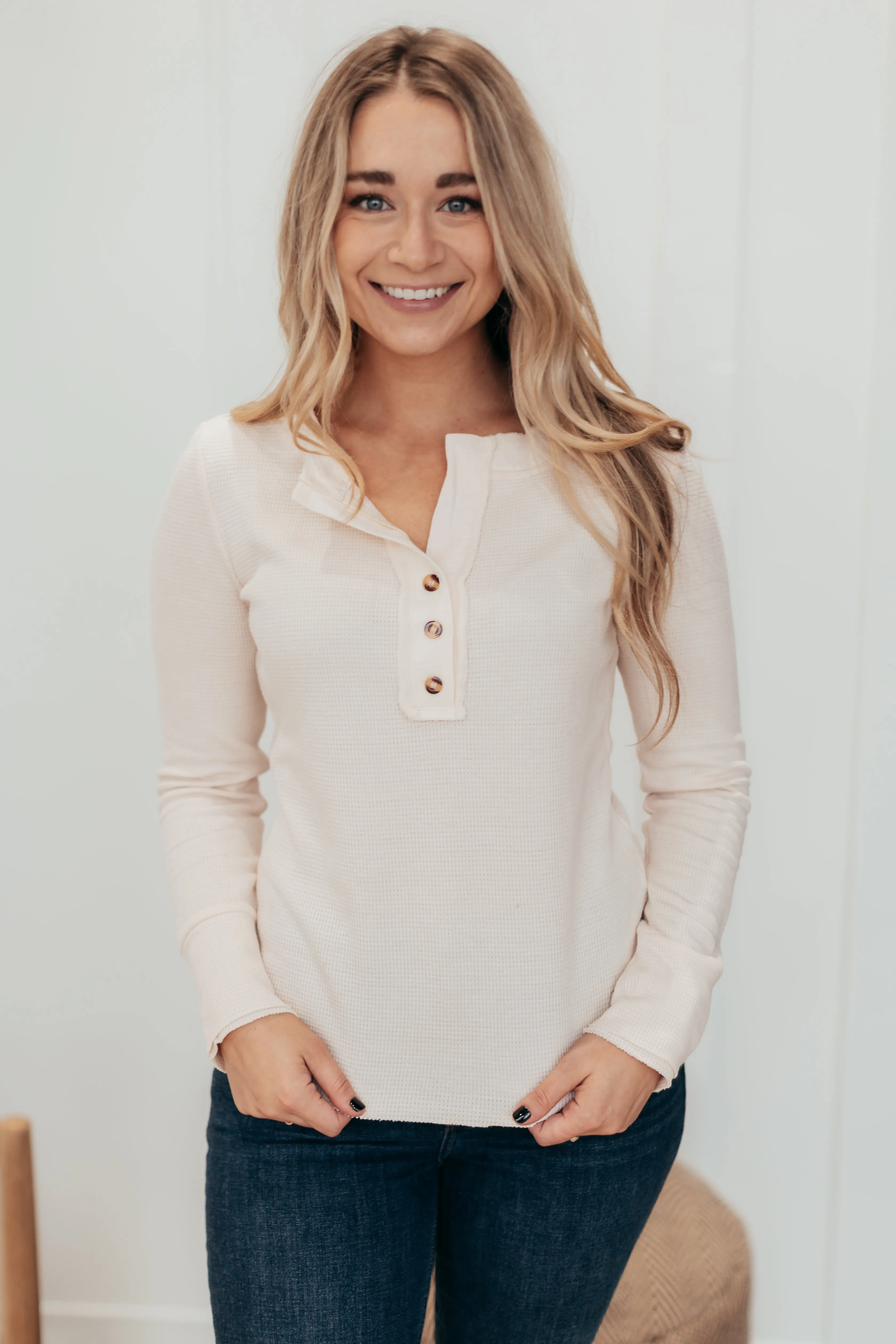 Cheyenne Henley Top - 2 Colors