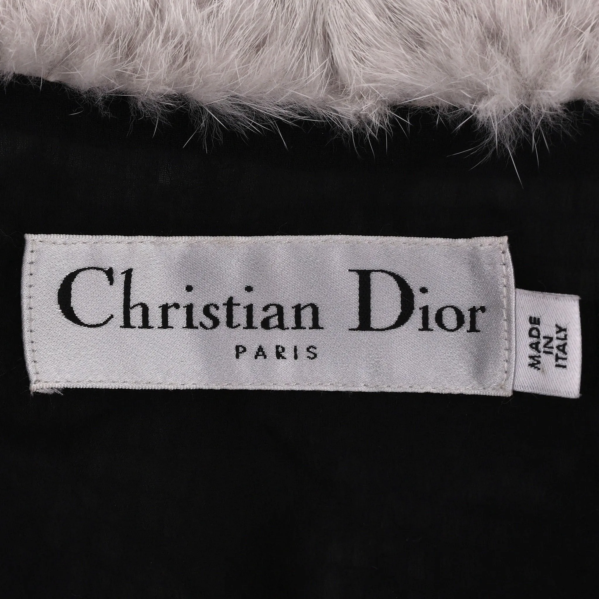 Christian Dior Mink Fur Coat. Size 36FR