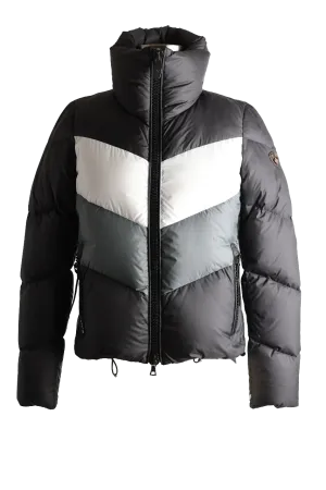 Color-Block Down Puffer Jacket