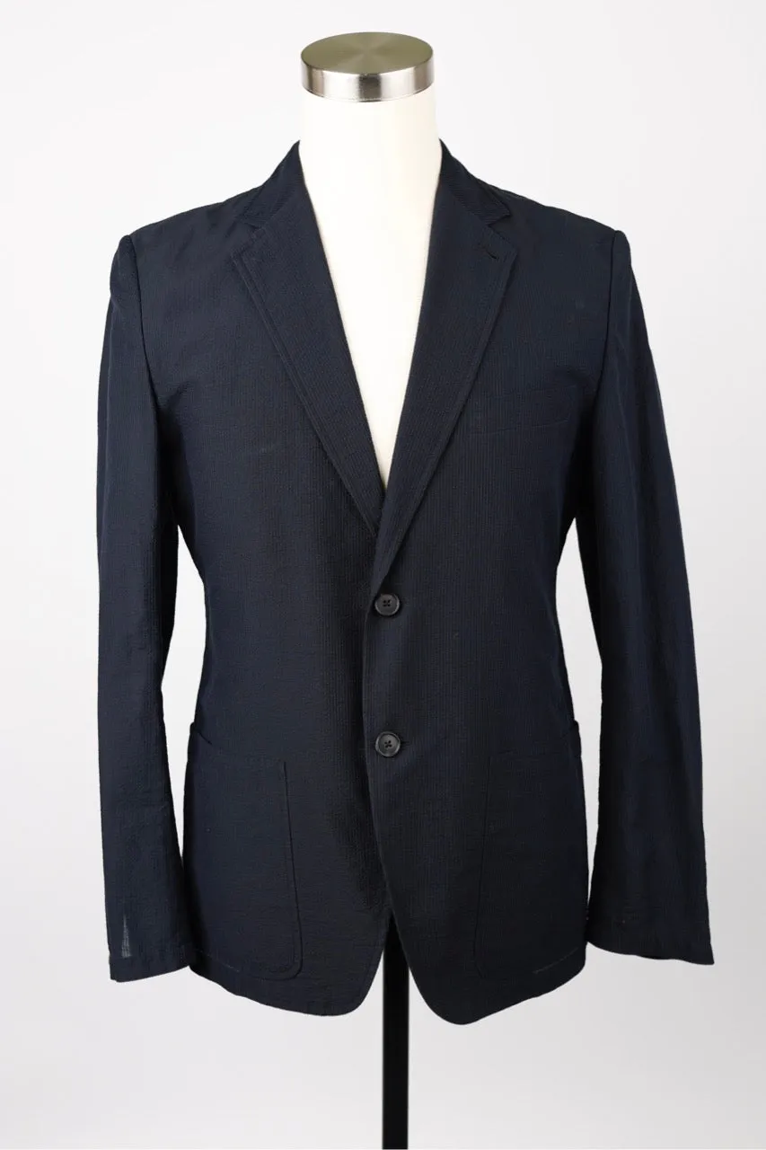 Cotton-Silk Striped Lightweight Sports Coat