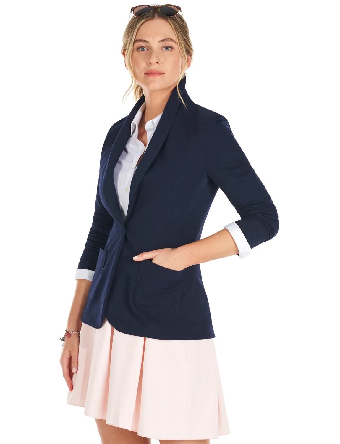 Donna Blazer with Hand Embroidery