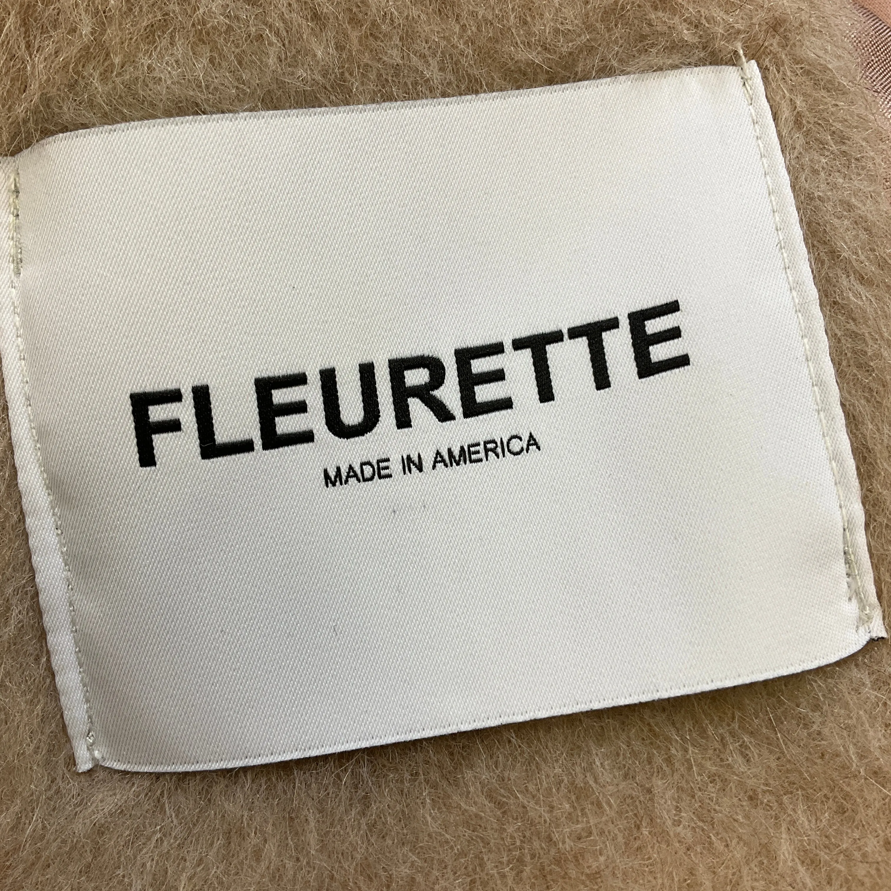 Fleurette Dark Beige Raccoon Fur Trimmed Hooded Wool and Alpaca Coat