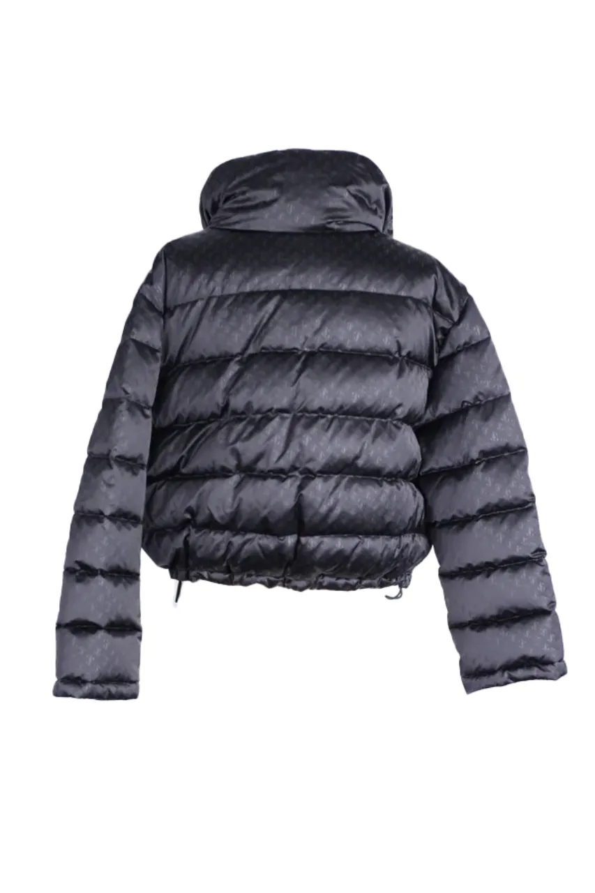 Logo Print Oversize Down Puffer Jacket