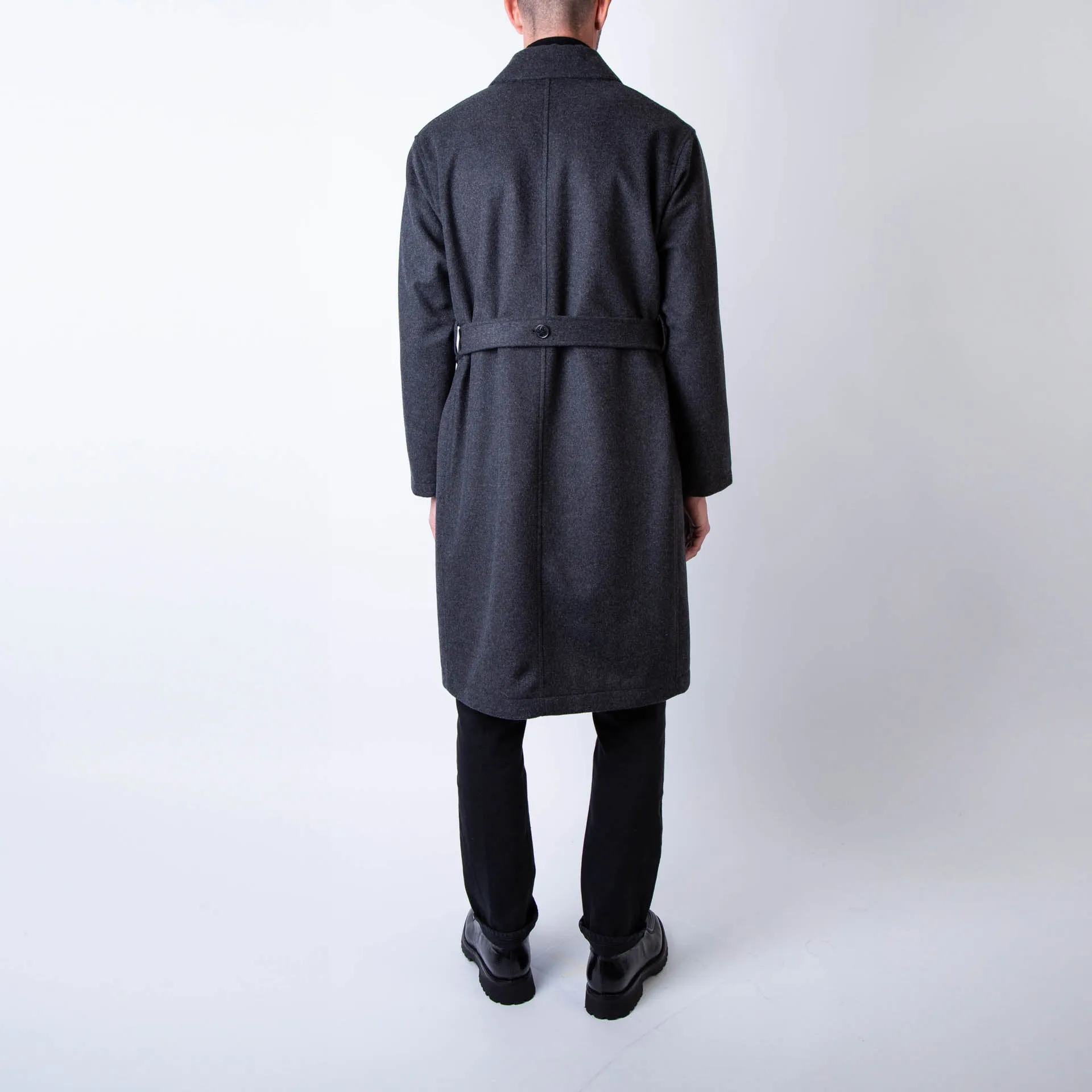 MACKINTOSH COAT RENTON-DU07 CHARCOAL MO8889 ASPHALT