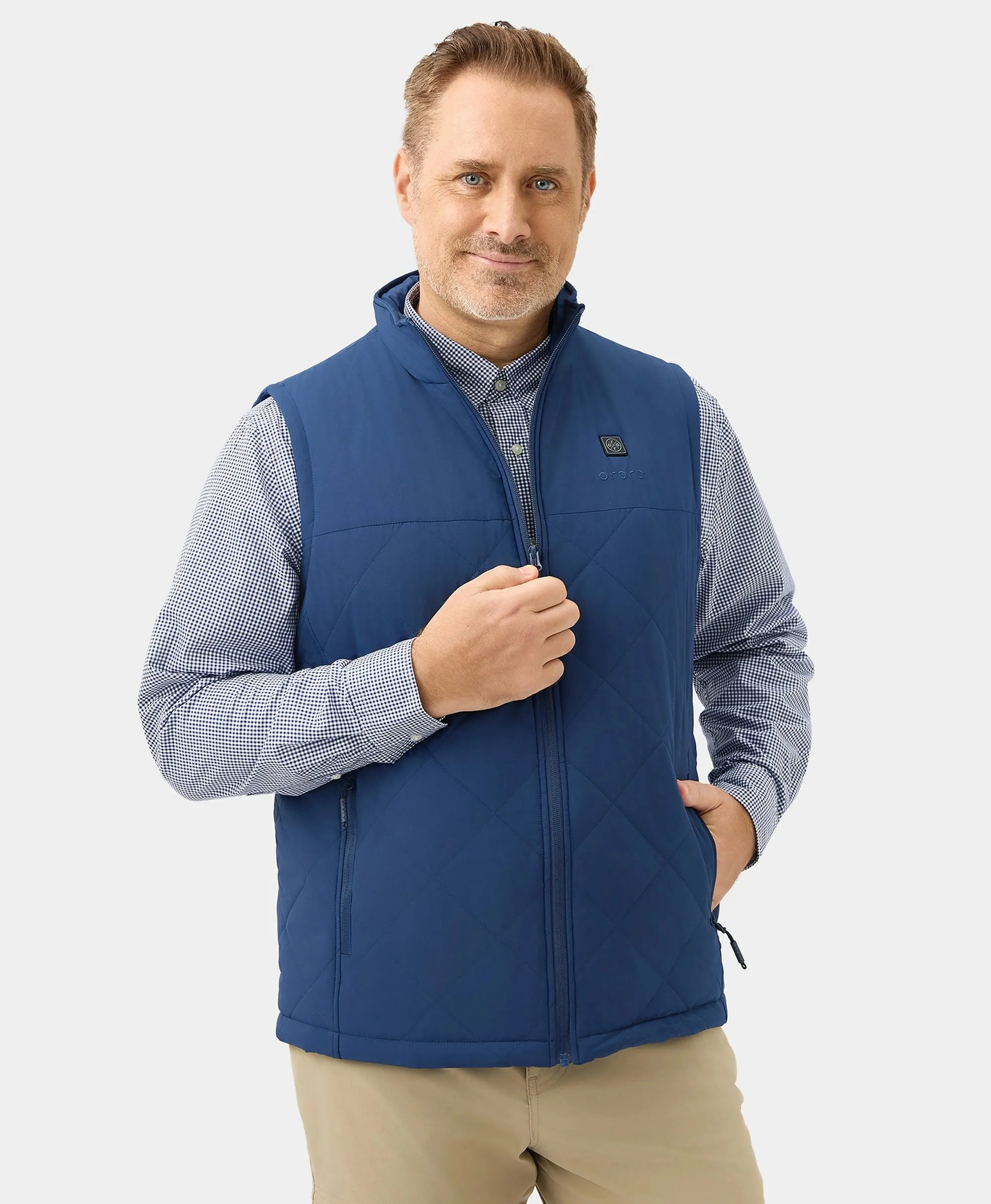 Men's Heated Quilted Vest - New Colors