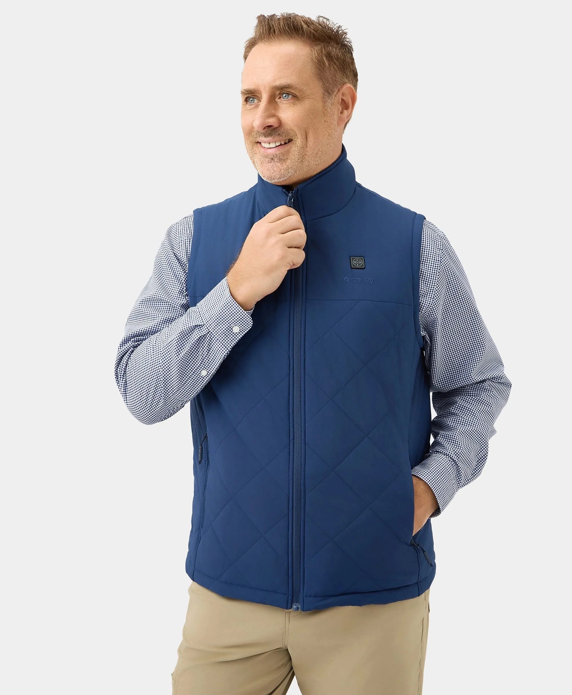 Men's Heated Quilted Vest - New Colors