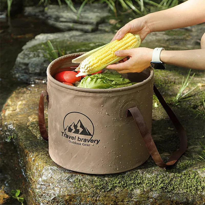 Multi-functional Waterproof Collapsible Basins, Bucket