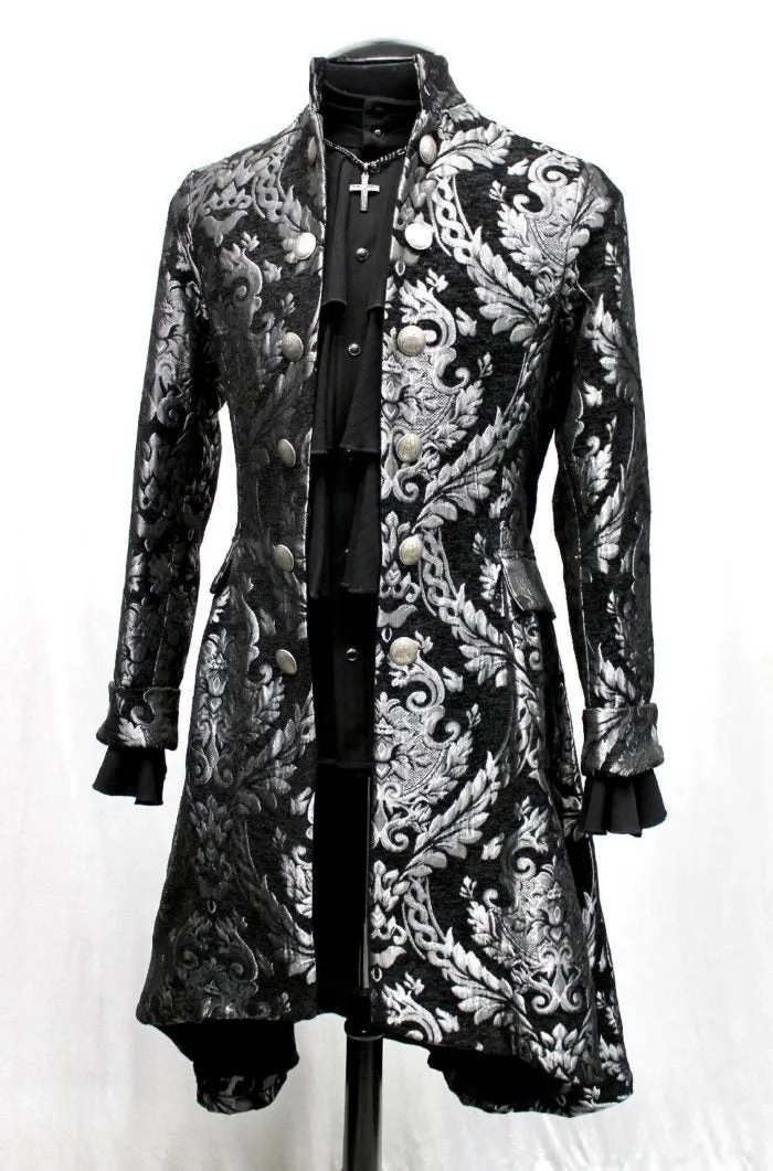 ORDER OF THE DRAGON COAT - SILVER/BLACK TAPESTRY