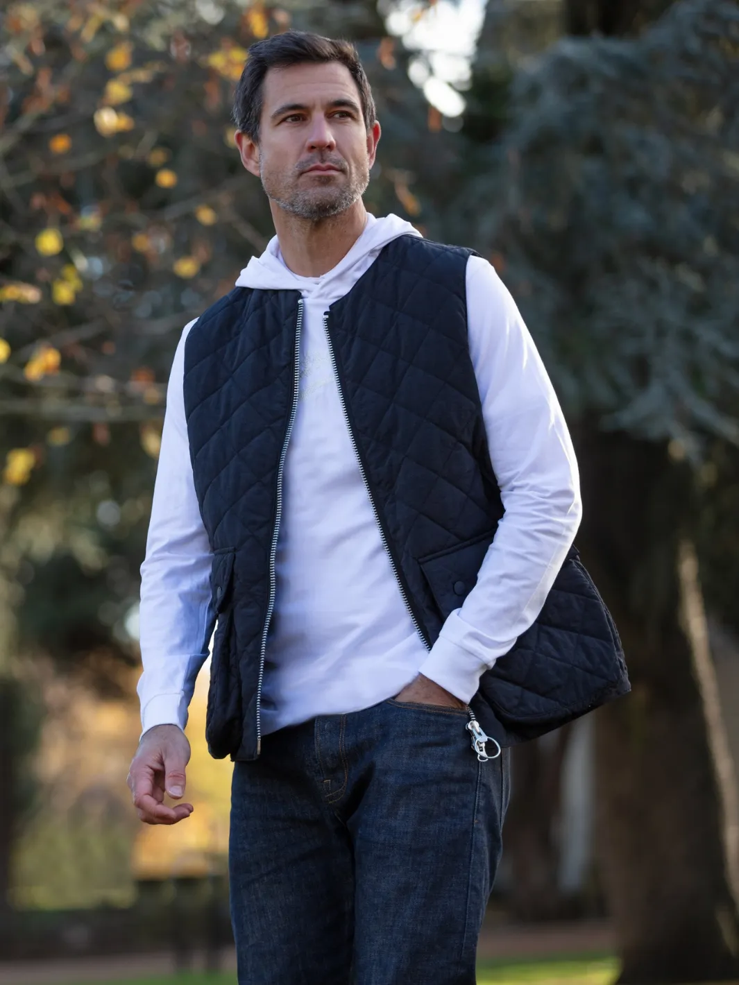 Padded Vest - Charcoal