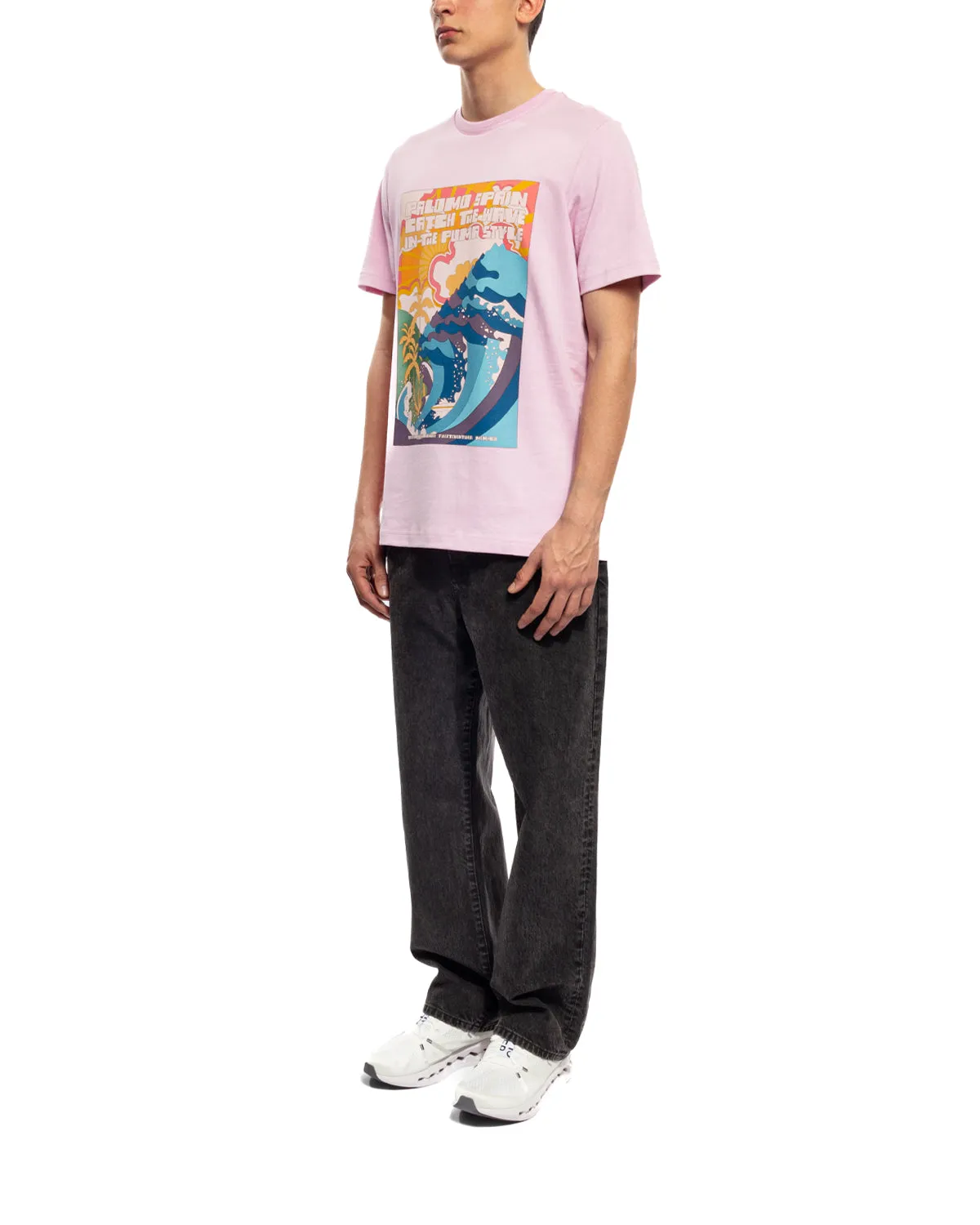 Palomo x Graphic Tee Pink Lavender