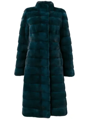 "VALENCIA" Mink Coat with Collar