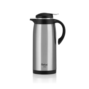 RELAX 1900ML VERRA STAINLESS STEEL THERMAL CARAFE - BLACK (D4100 SERIES)