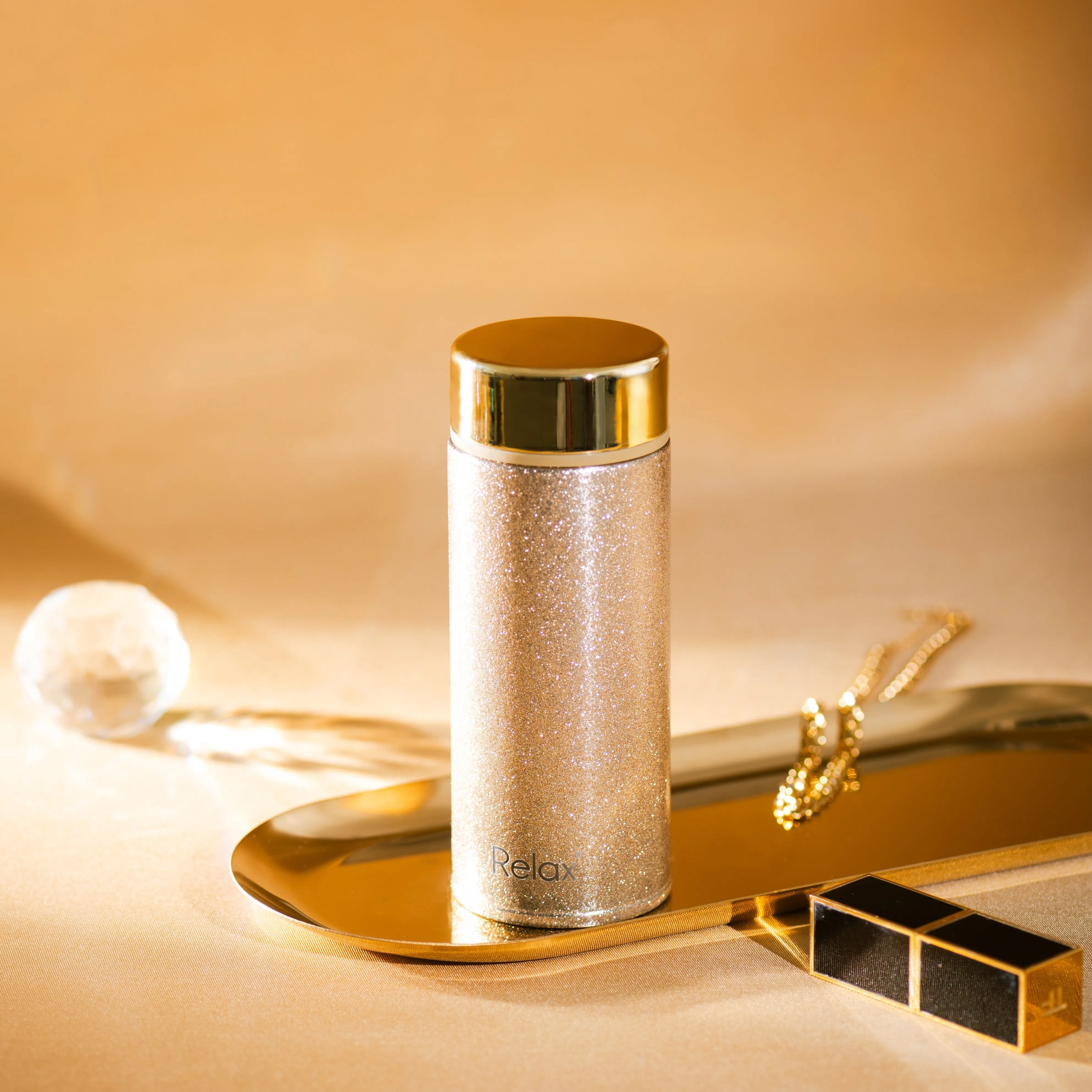 RELAX 250ML CHERIE STAINLESS STEEL THERMAL FLASK - GOLDEN RULE