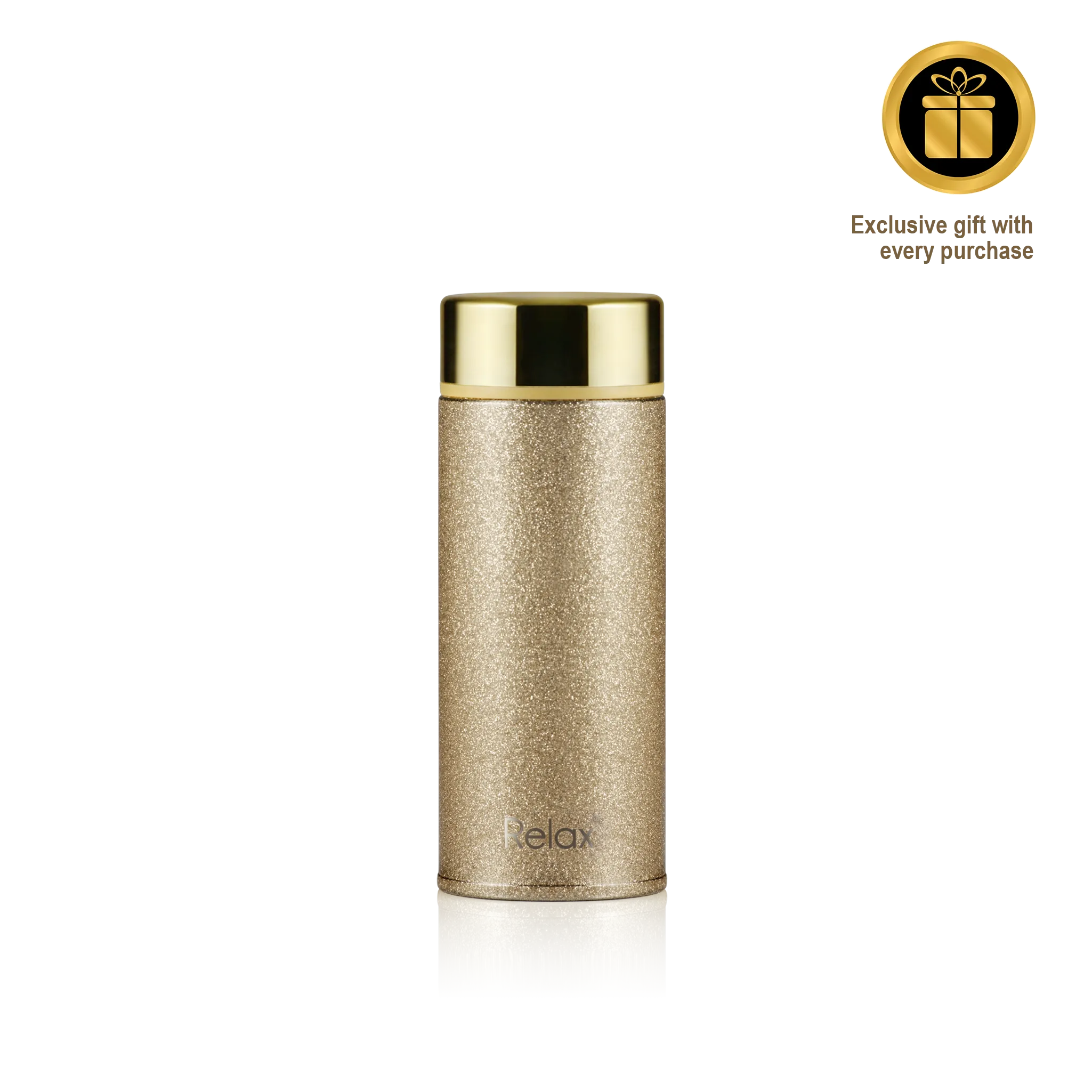 RELAX 250ML CHERIE STAINLESS STEEL THERMAL FLASK - GOLDEN RULE