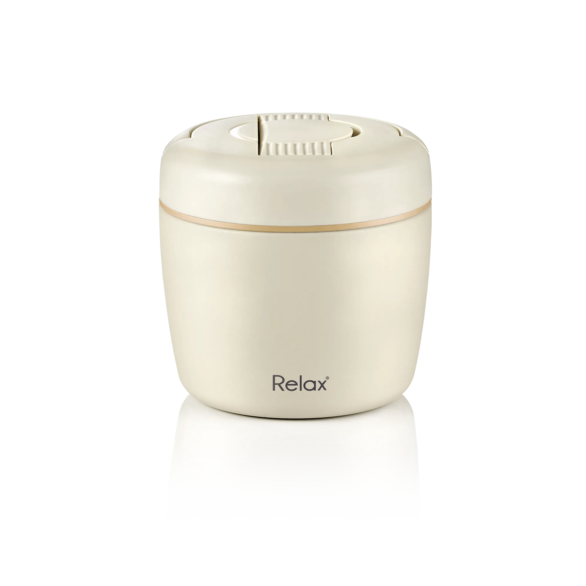 RELAX 800ML SAVORE STAINLESS STEEL THERMAL FOOD JAR - CREAM