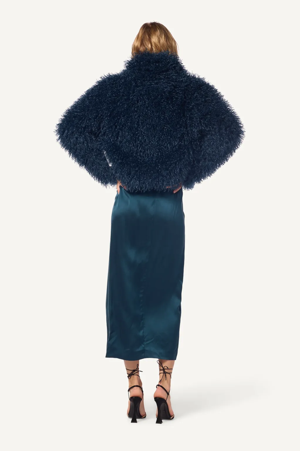 RELAXED FUR COAT - COMPASS