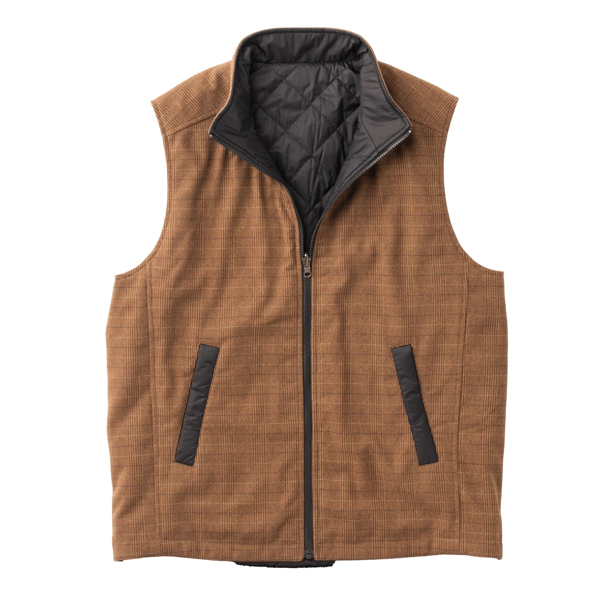 Reversible Nylon and Wool Sautee Vest