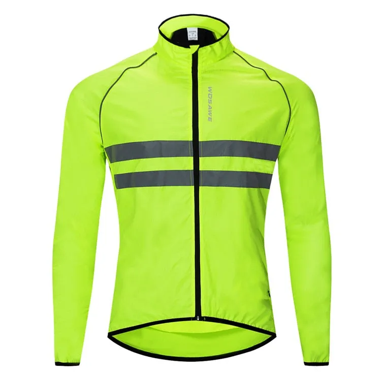 Ultralight Reflective Men's Cycling Jacket Waterproof Windproof