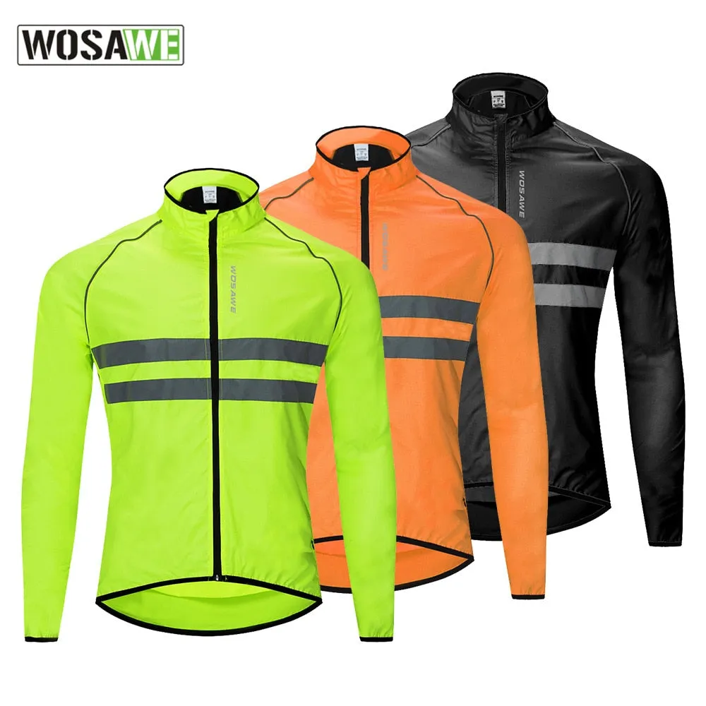 Ultralight Reflective Men's Cycling Jacket Waterproof Windproof